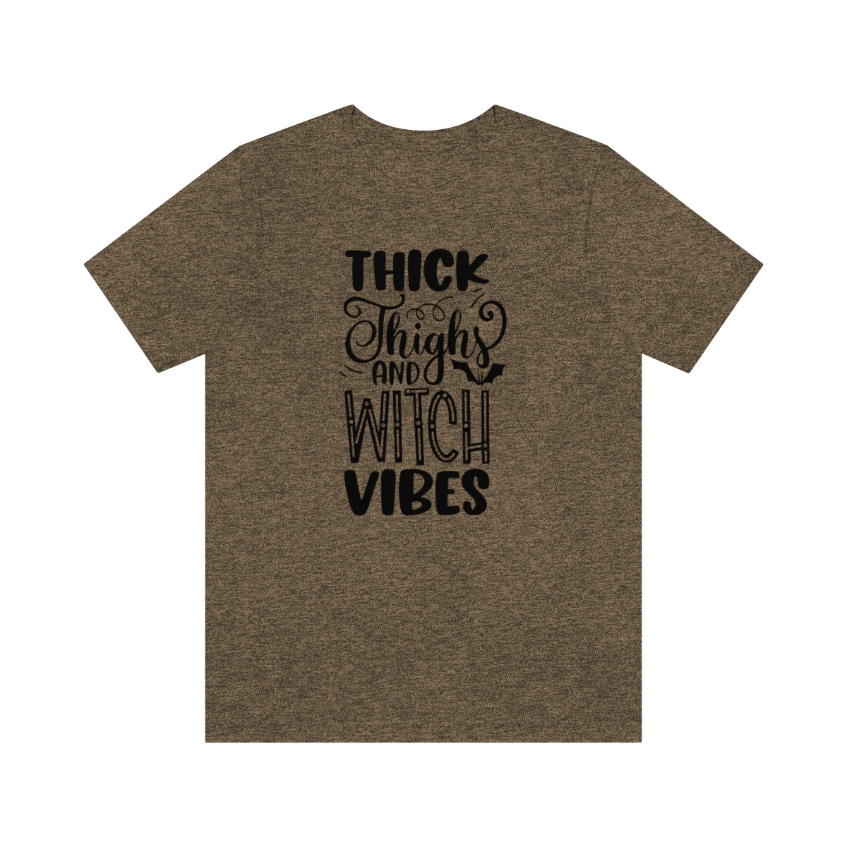 Thick Thighs And Witch Vibes Unisex Jersey Short Sleeve Tee
