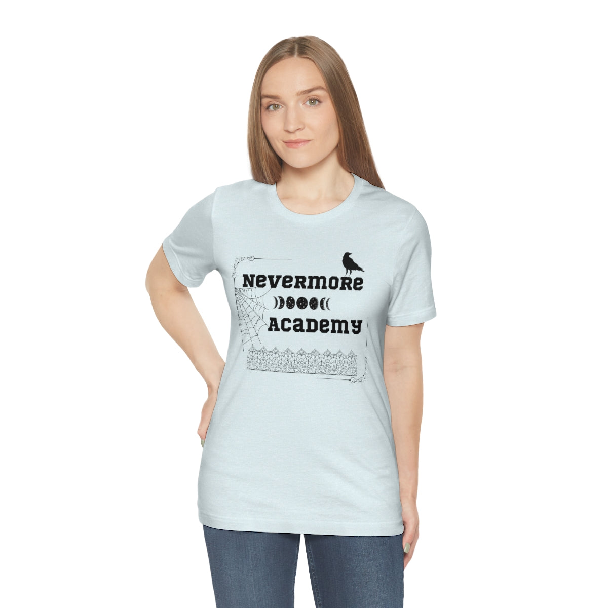 Nevermore Academy Unisex Jersey Short Sleeve Tee