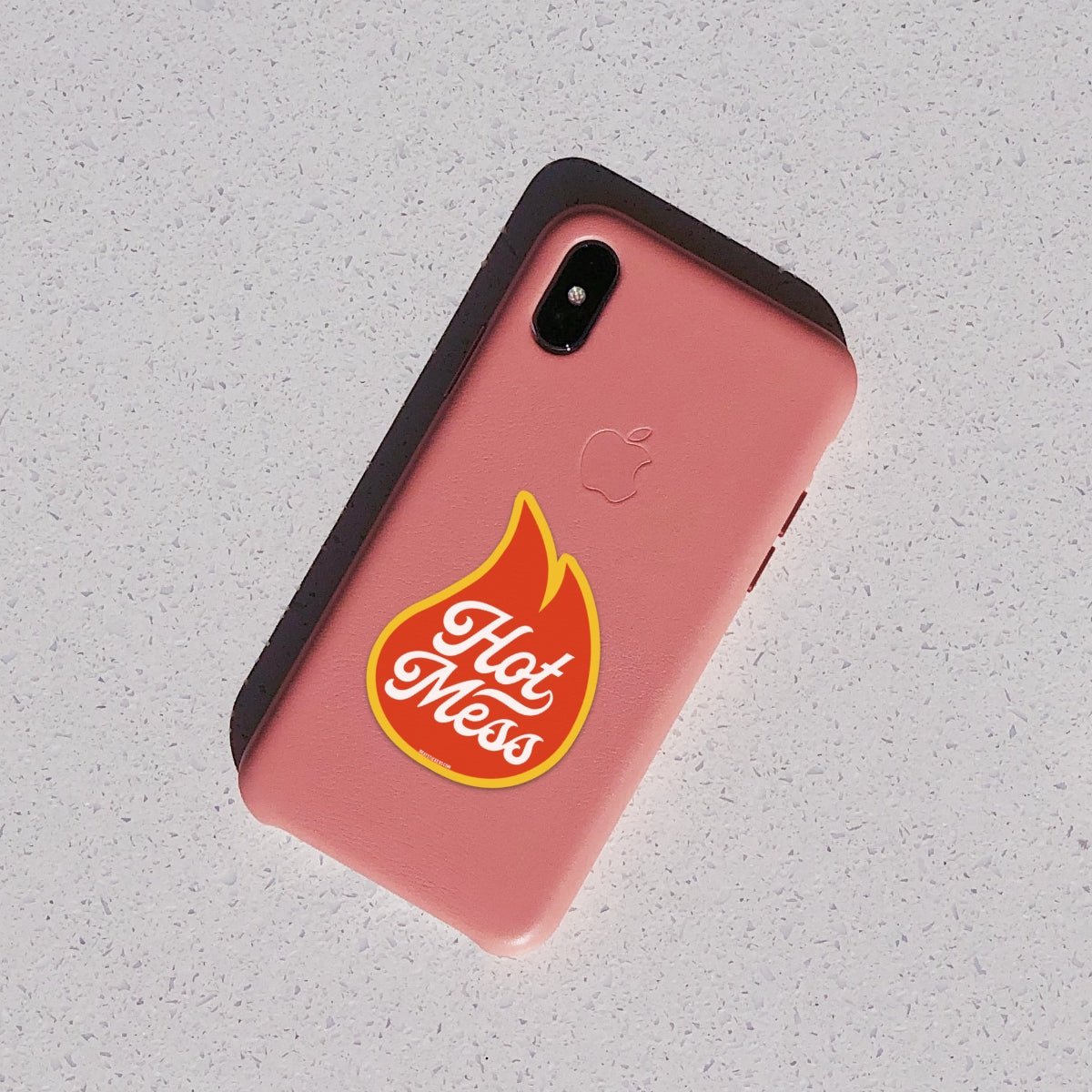 Good Southerner Hot Mess Flame Sticker