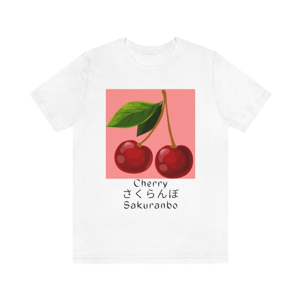 Cherry Sakuranbo Unisex Jersey Short Sleeve Tee