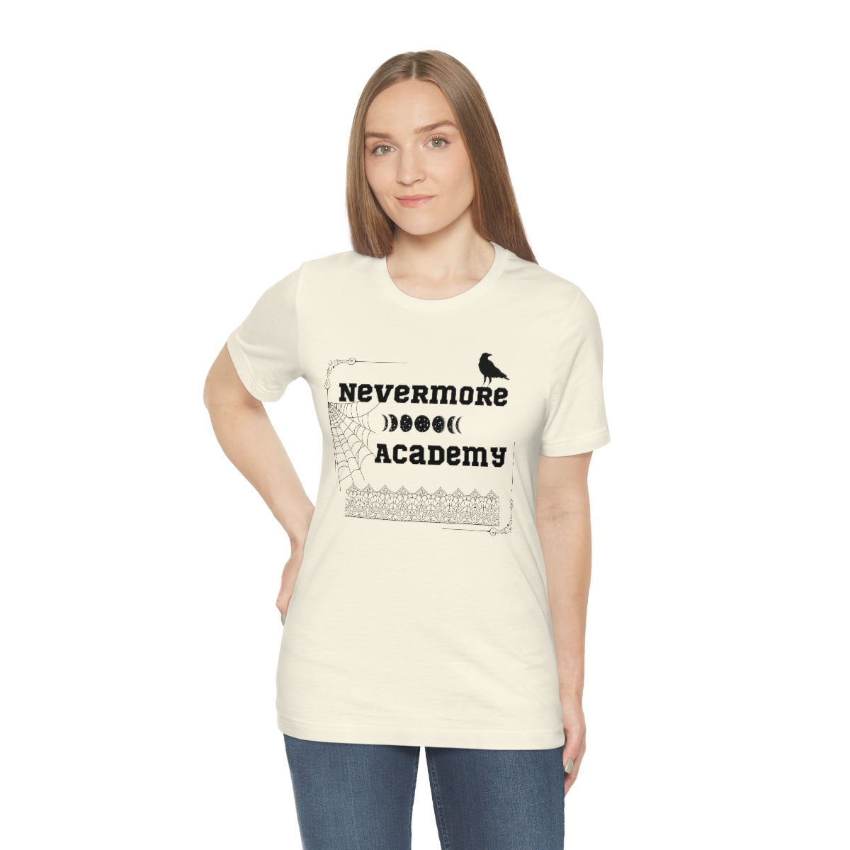 Nevermore Academy Unisex Jersey Short Sleeve Tee