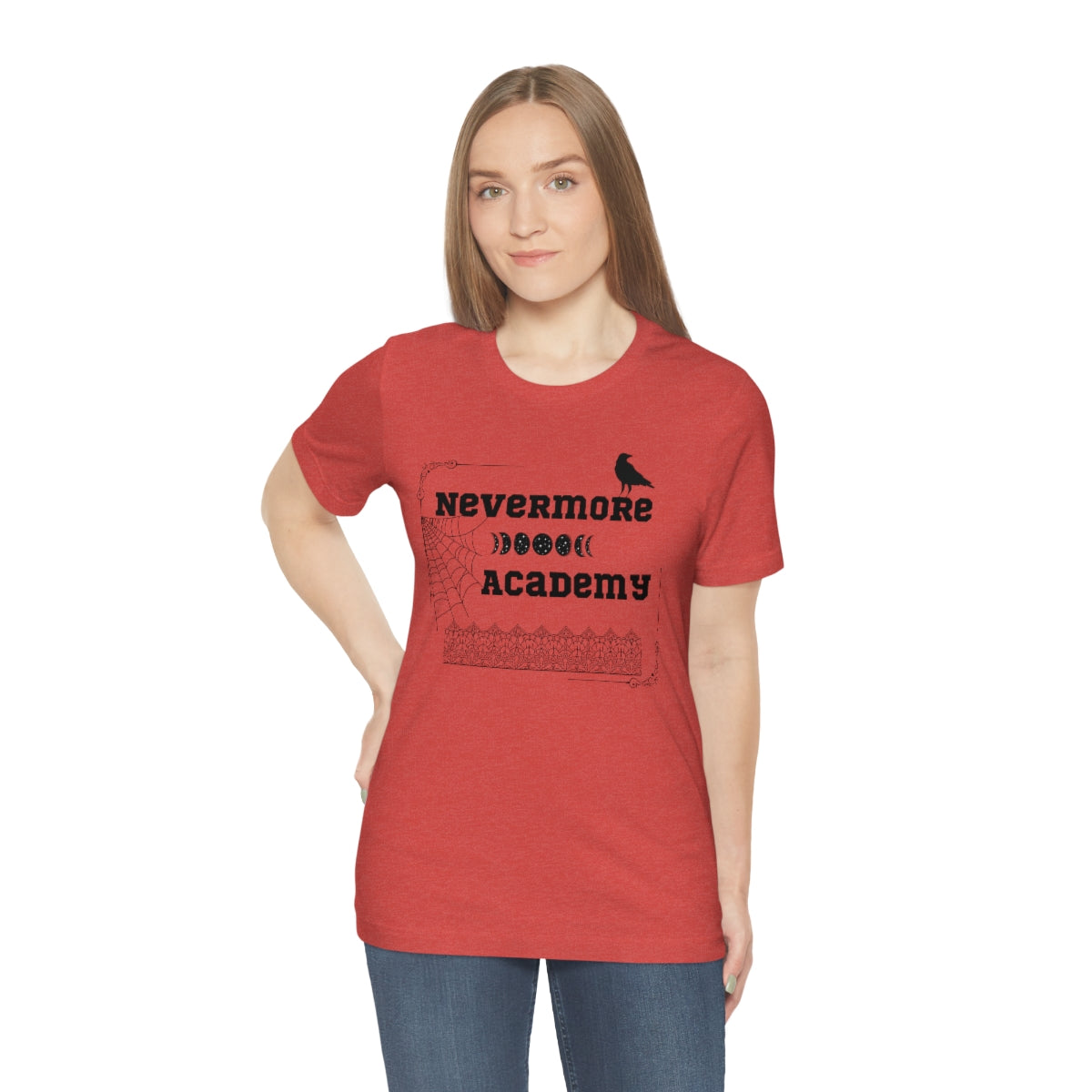Nevermore Academy Unisex Jersey Short Sleeve Tee