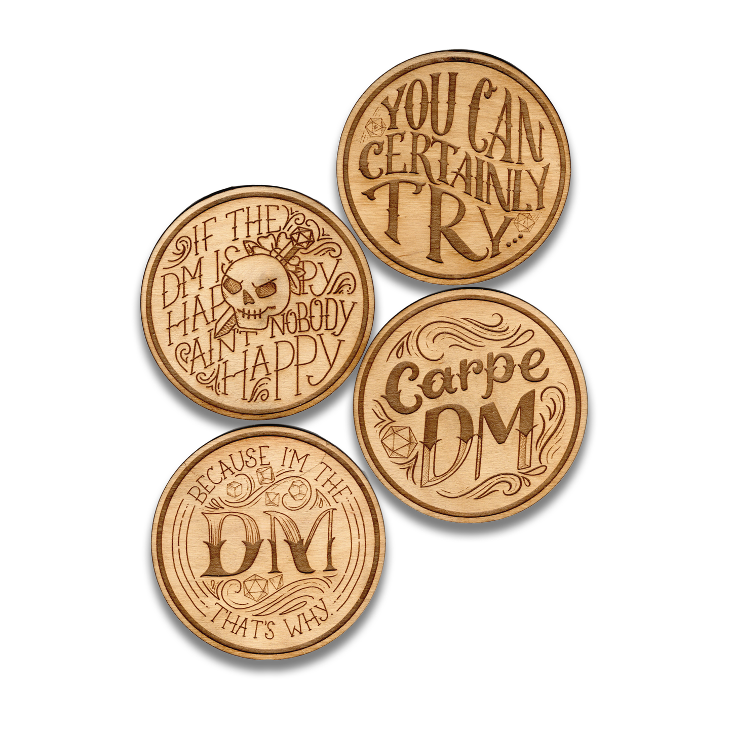 Storymakers Trading Co. DM Life Coaster Set