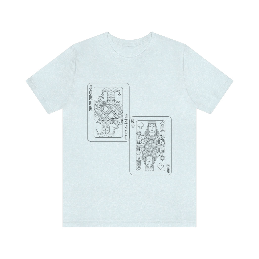 Joker and Queen Unisex Jersey Short Sleeve Tee