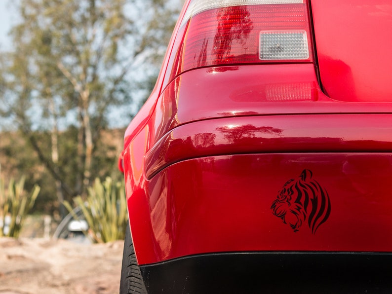 Tiger Vinyl decal for laptop, car, window, mirror, bumper, mug, water bottle, or more!