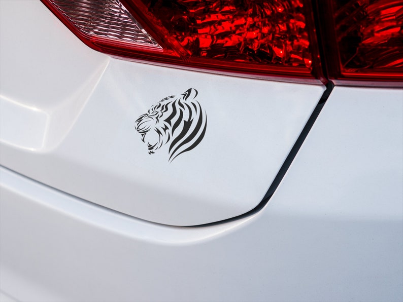 Tiger Vinyl decal for laptop, car, window, mirror, bumper, mug, water bottle, or more!