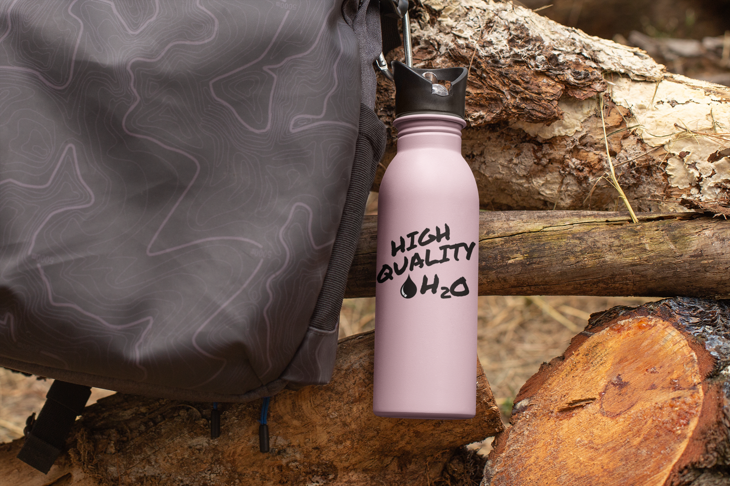 High Quality H2O Vinyl decal for laptop, car, window, mirror, bumper, mug, water bottle, or more!