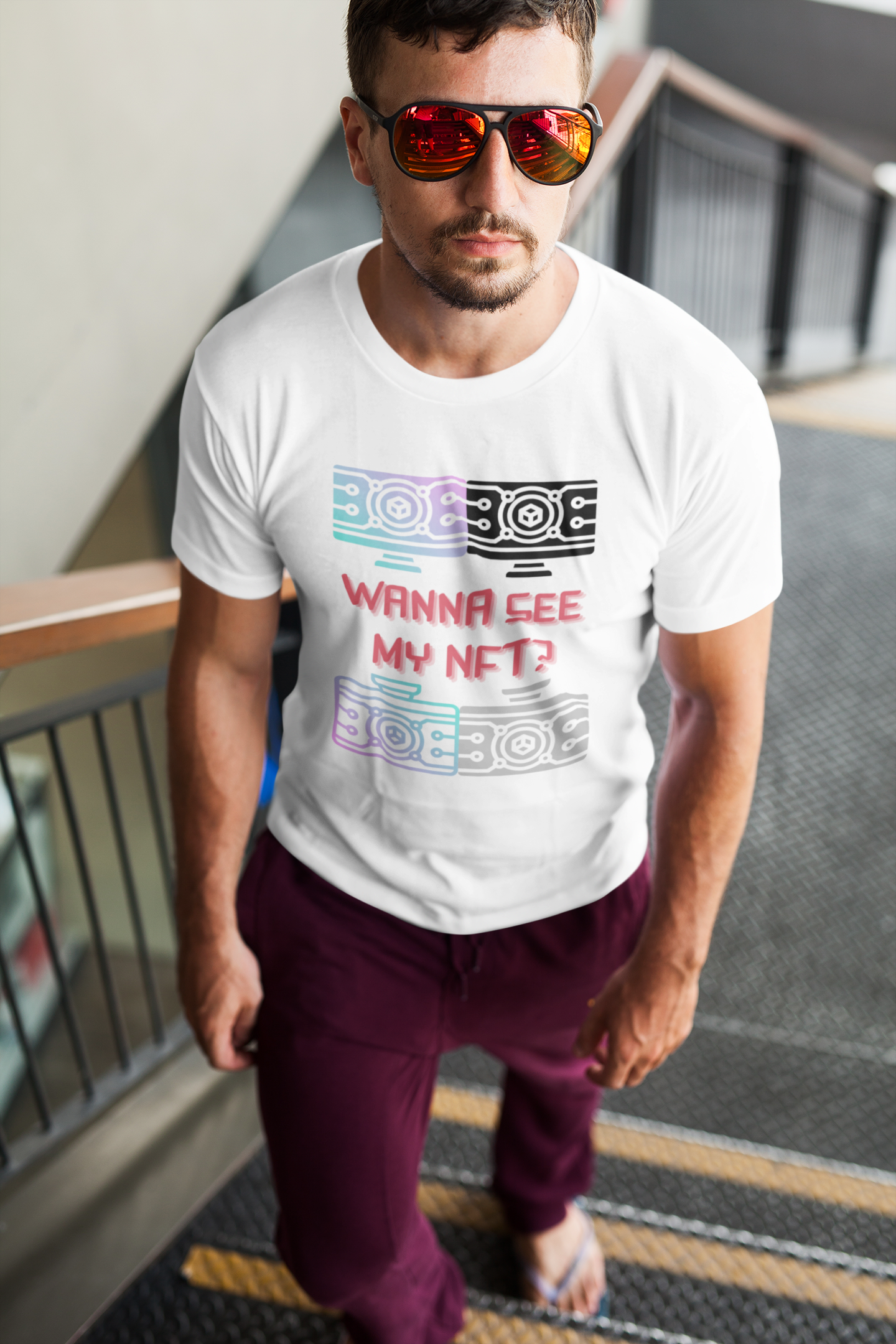 Wanna See My NFT Unisex Jersey Short Sleeve Tee