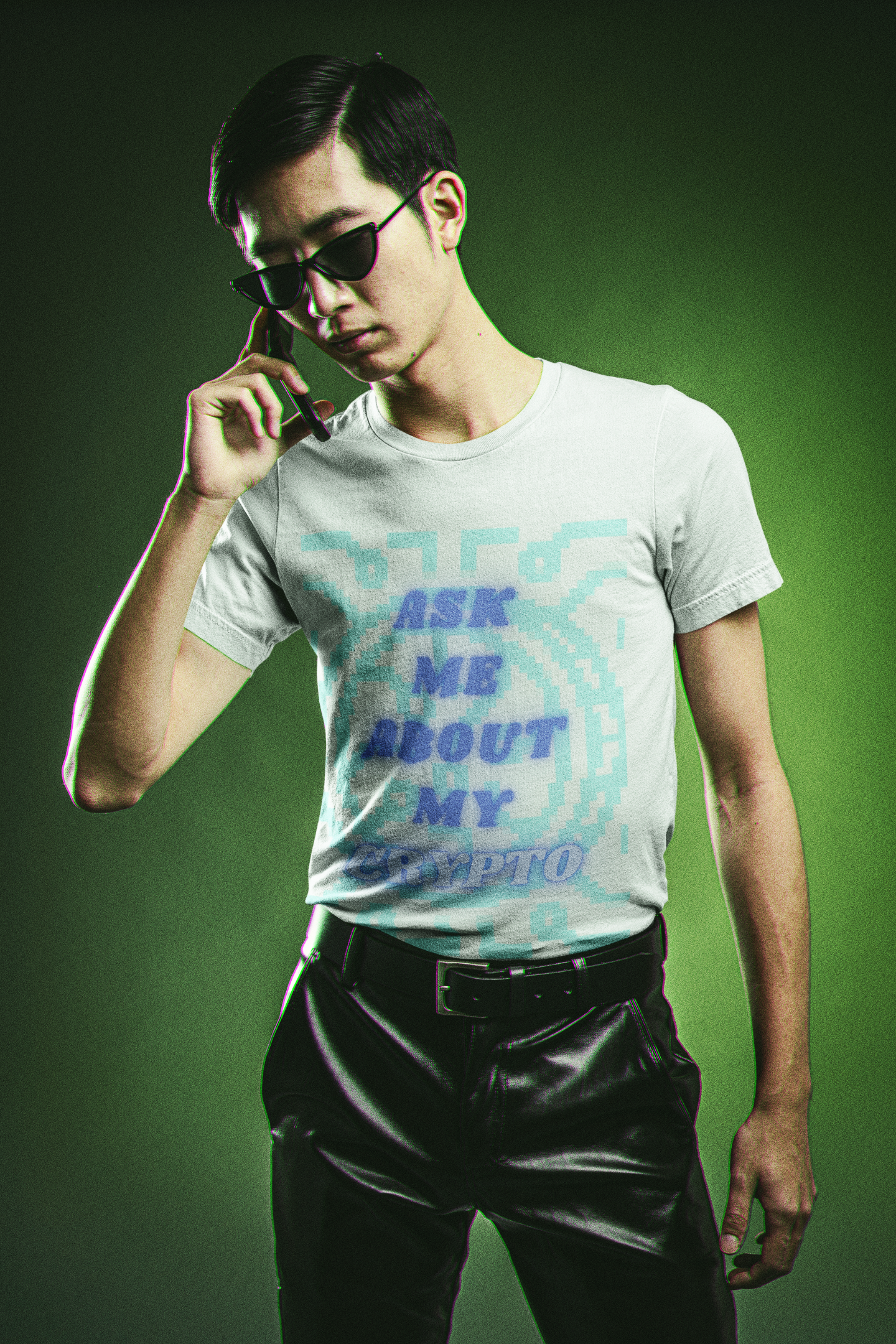 Ask Me About My Crypto Unisex Jersey Short Sleeve Tee