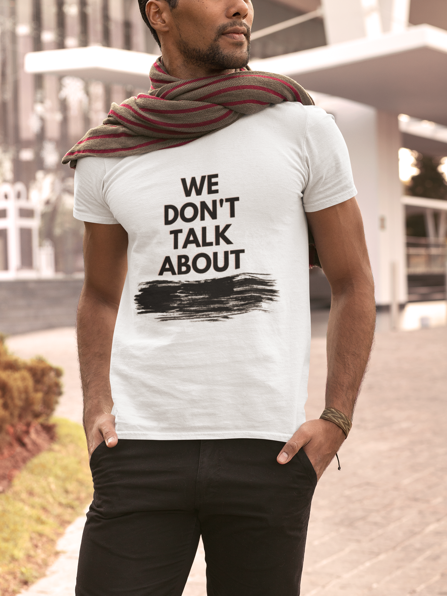 We Don't Talk About Unisex Jersey Short Sleeve Tee
