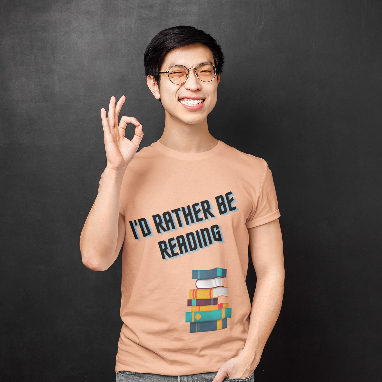 I'd Rather Be Reading Unisex Jersey Short Sleeve Tee