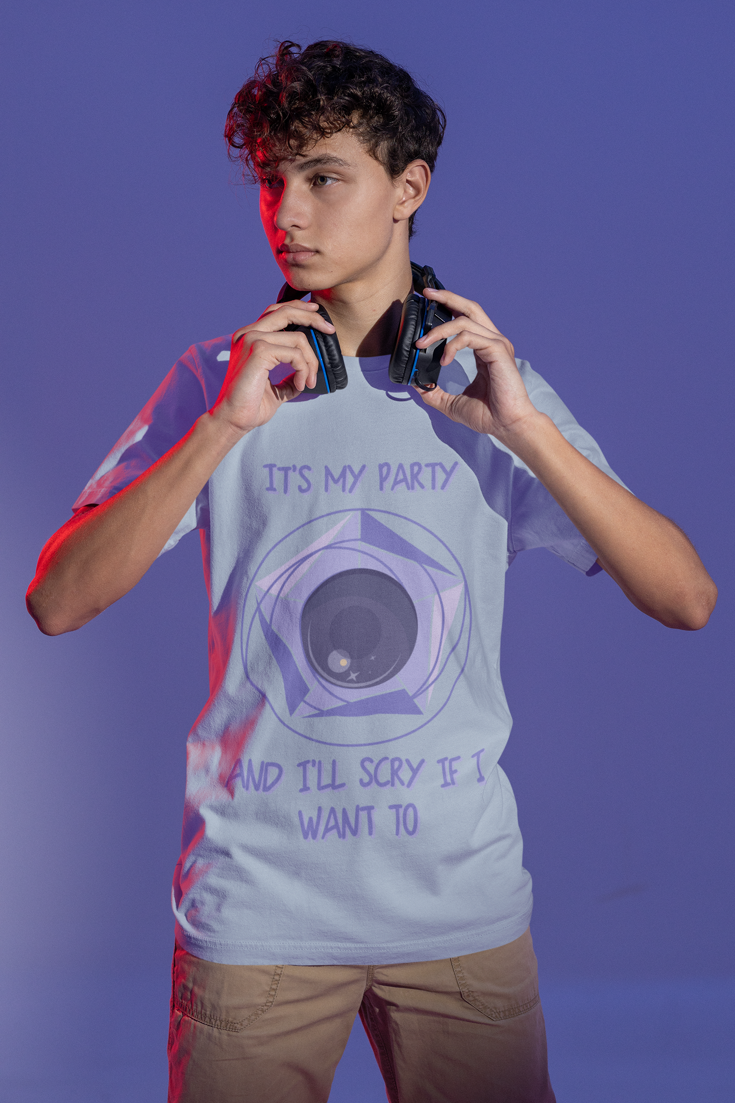 Its My Party and I'll Scry If I Want To Unisex Jersey Short Sleeve Tee