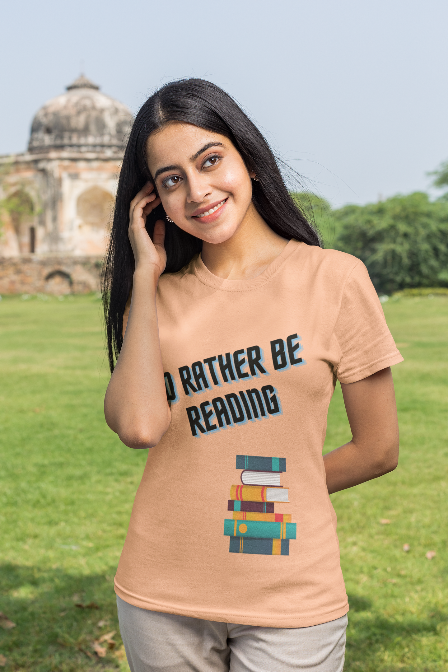 I'd Rather Be Reading Unisex Jersey Short Sleeve Tee