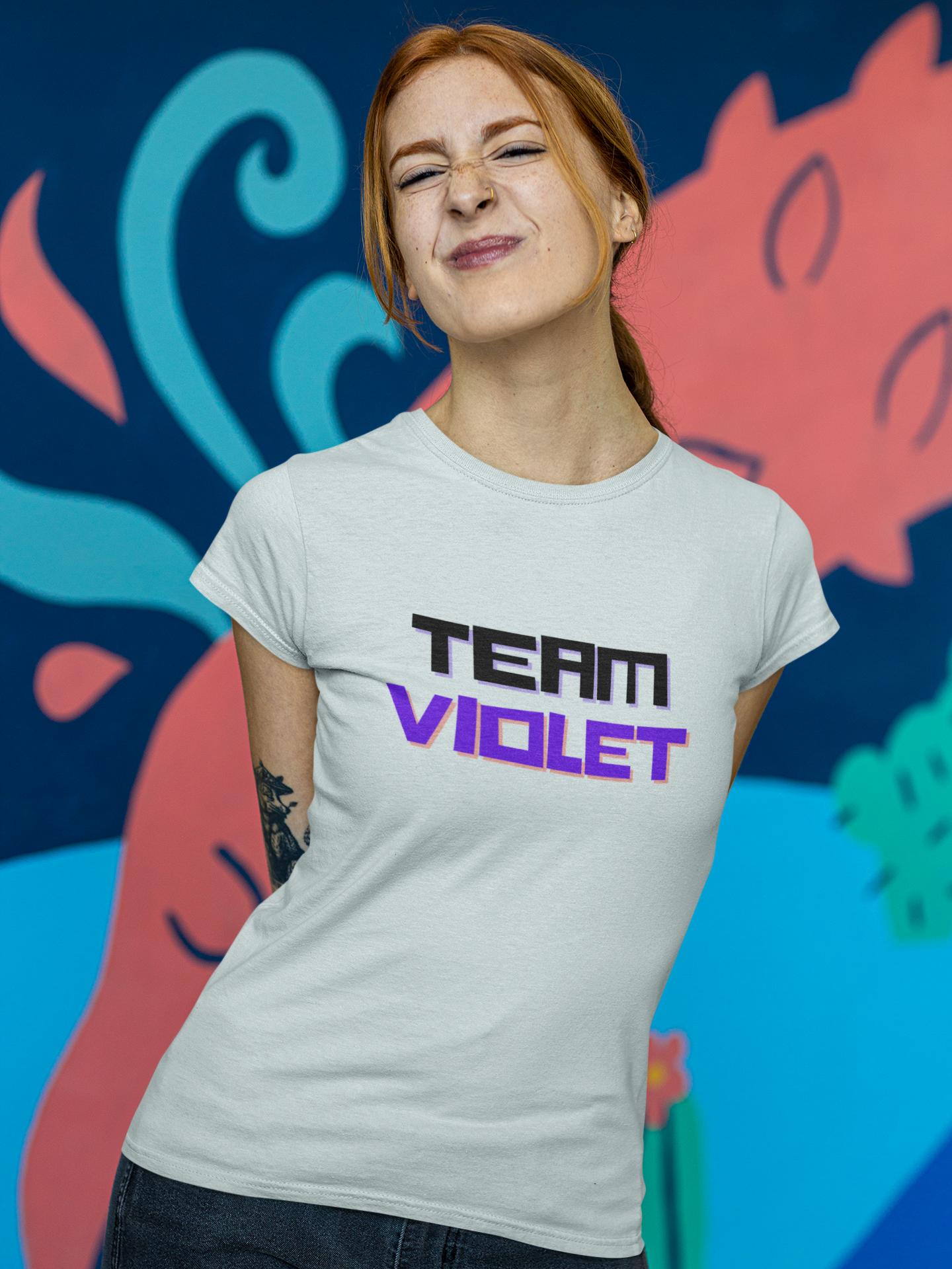 Team Violet Unisex Jersey Short Sleeve Tee