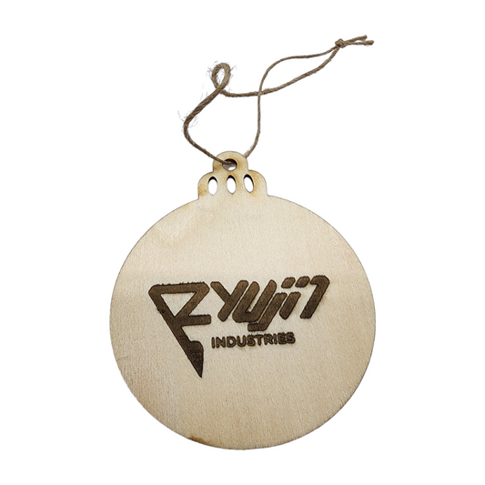 Starfield Ryujin Industries Wooden Ornament with Unfinished Engrave Design