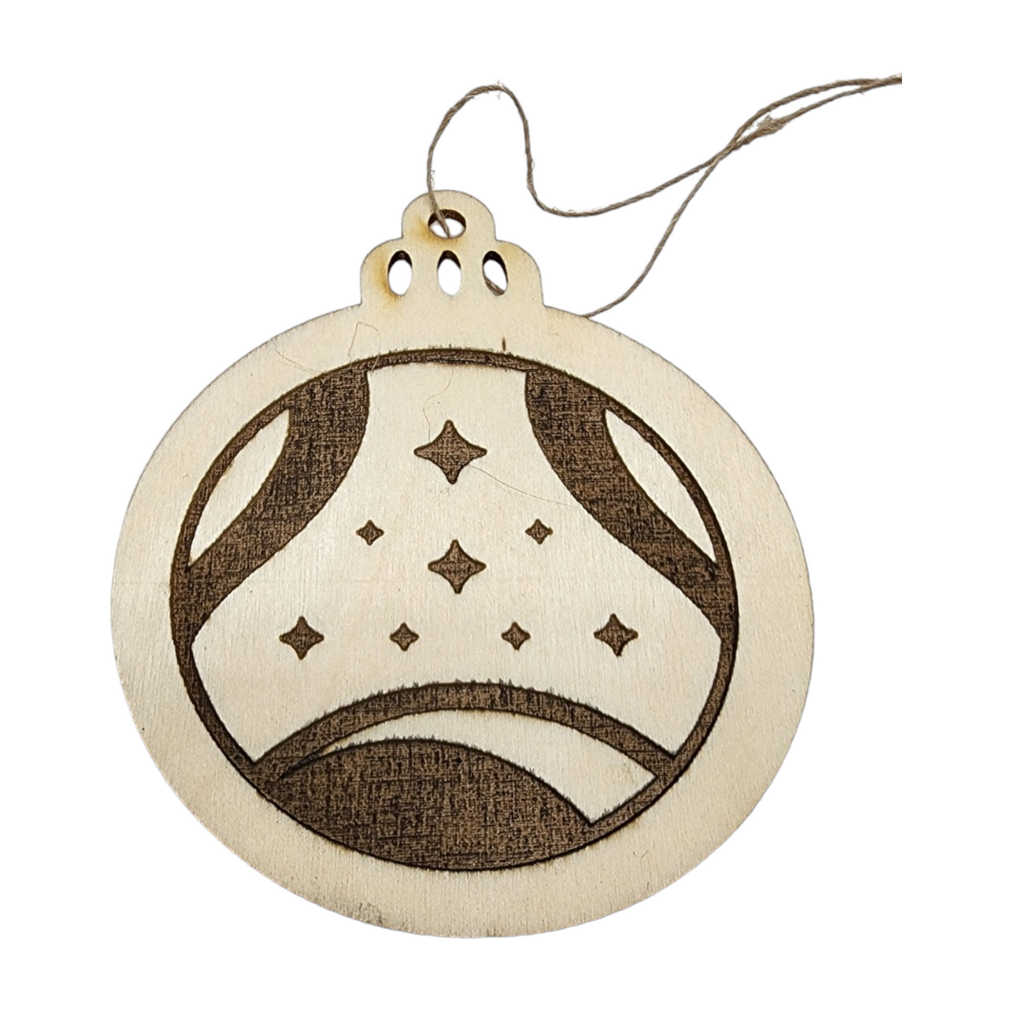 Starfield Constellation Faction Wooden Ornament with Unfinished Engrave Design