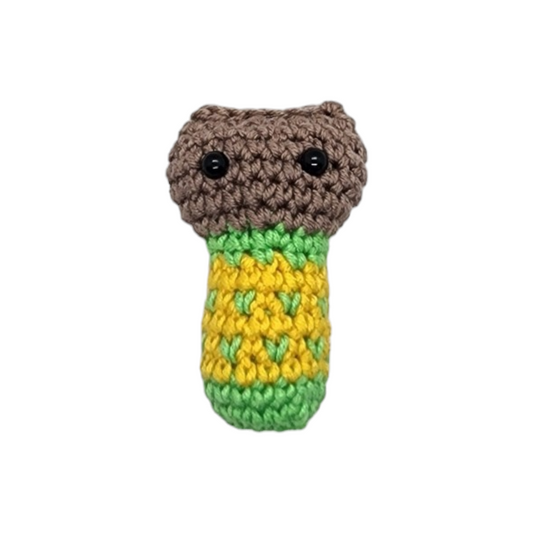 Crochet Pocket Cat Buddy with Bed