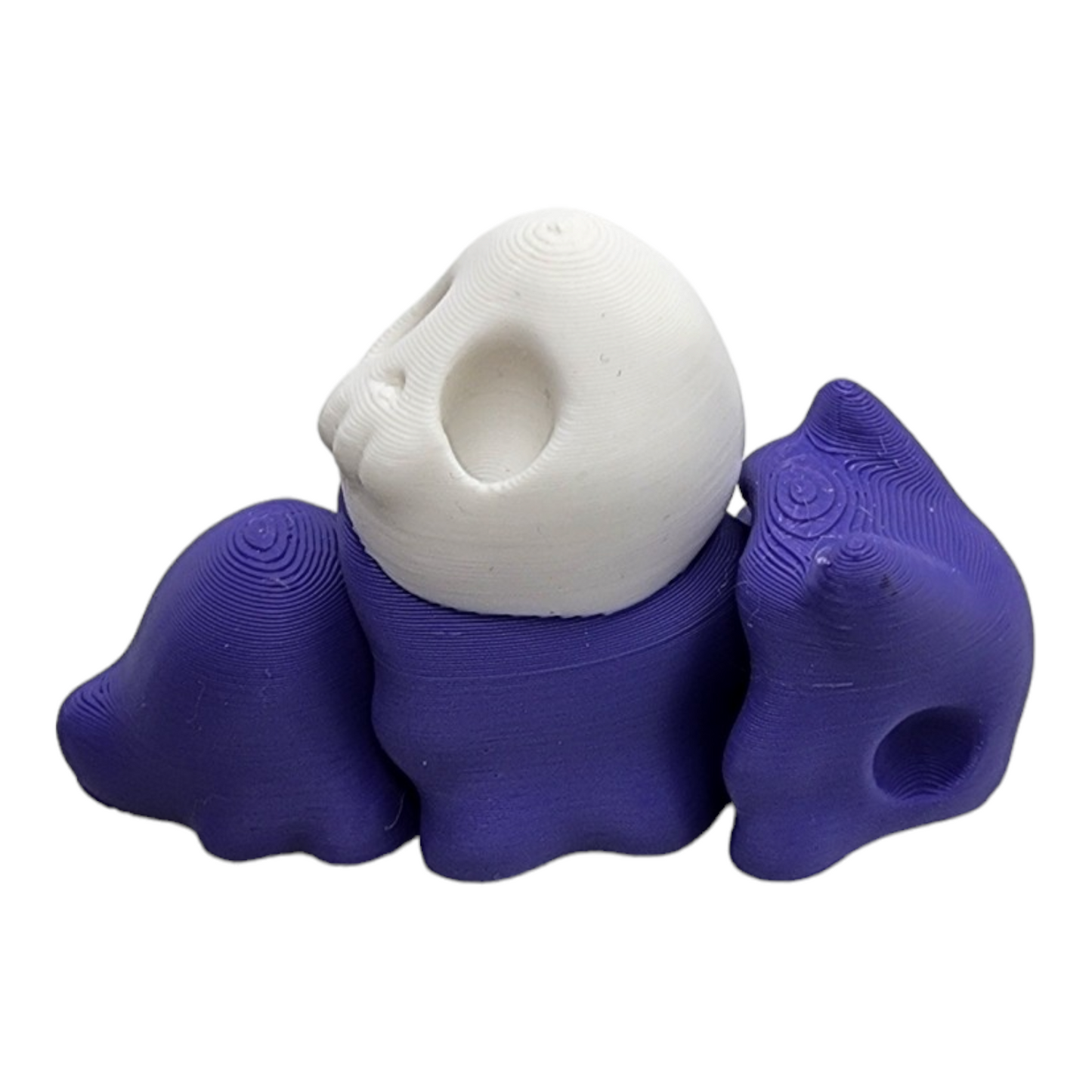 3-D Printed Articulated Snail with Skull Shell