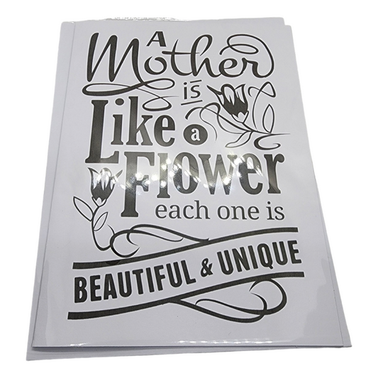 "Each Mother is Like a Flower" Greeting Card