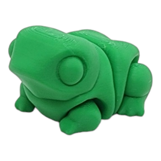 3-D Printed Articulated Chunky Frog