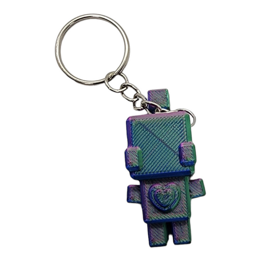 8-Bit Robot Keychain