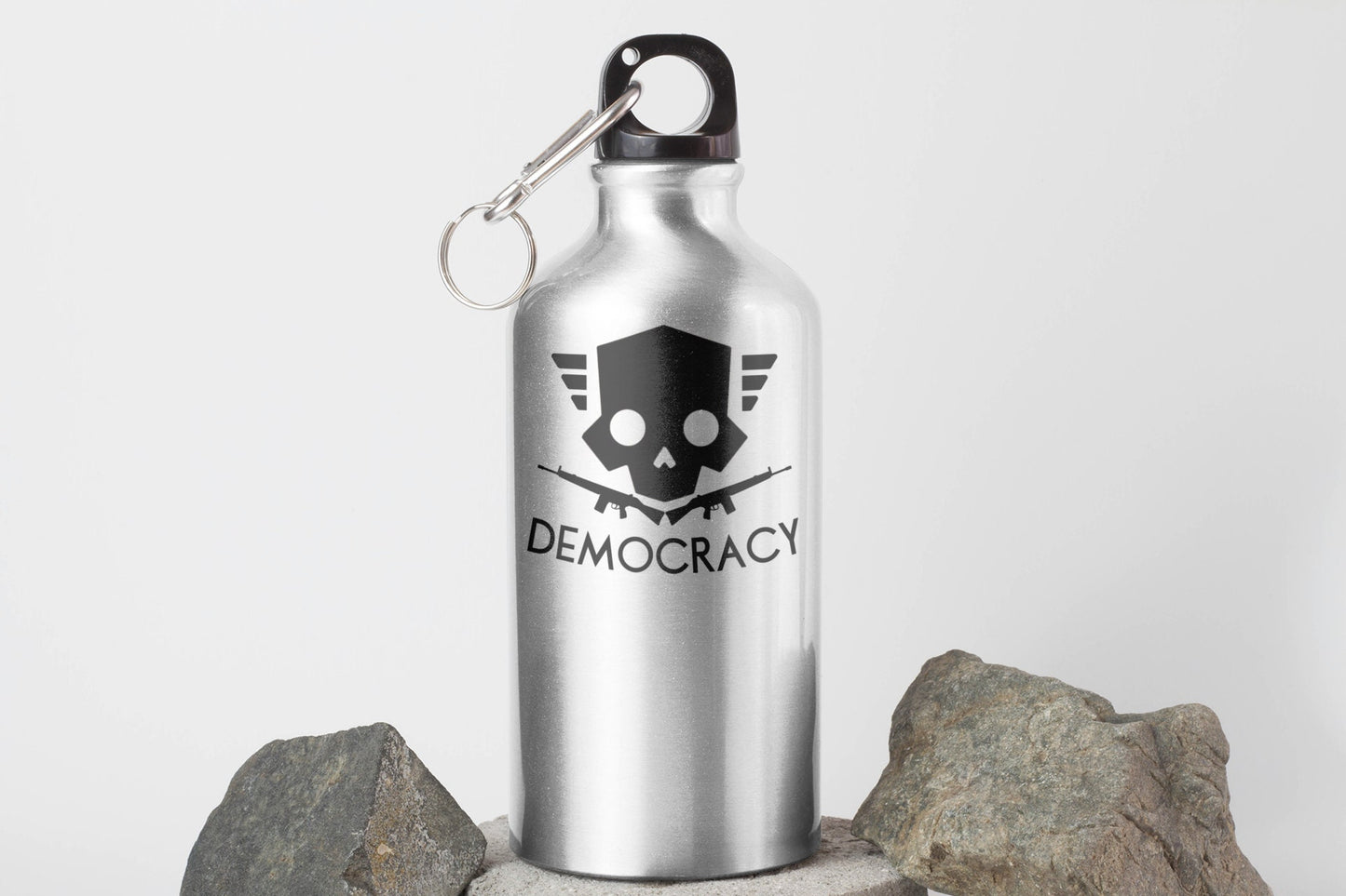 Helldivers 2 Democracy Skull Vinyl decal for laptop, car, window, mirror, bumper, mug, water bottle, or more!