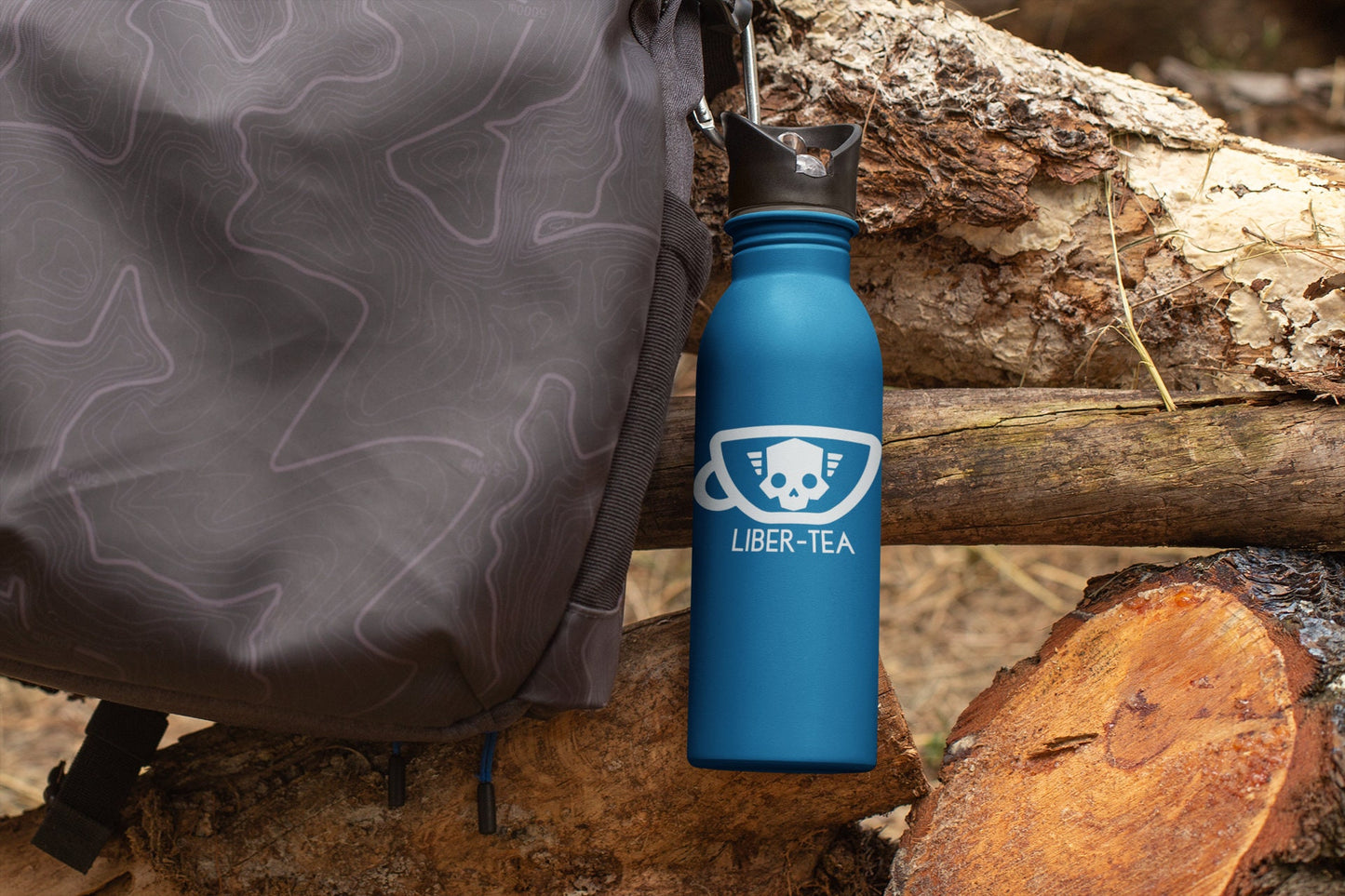 Helldivers 2 Liber-Tea Skull Vinyl decal for laptop, car, window, mirror, bumper, mug, water bottle, or more!