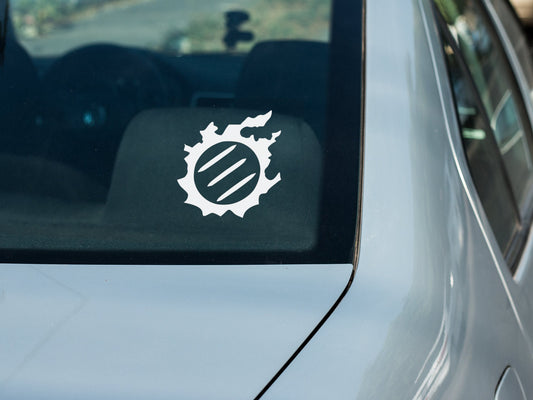 FFXIV Monk Meteor Job Icon Vinyl decal for laptop, car, window, mirror, bumper, mug, water bottle, or more!  FF14 Final Fantasy 14