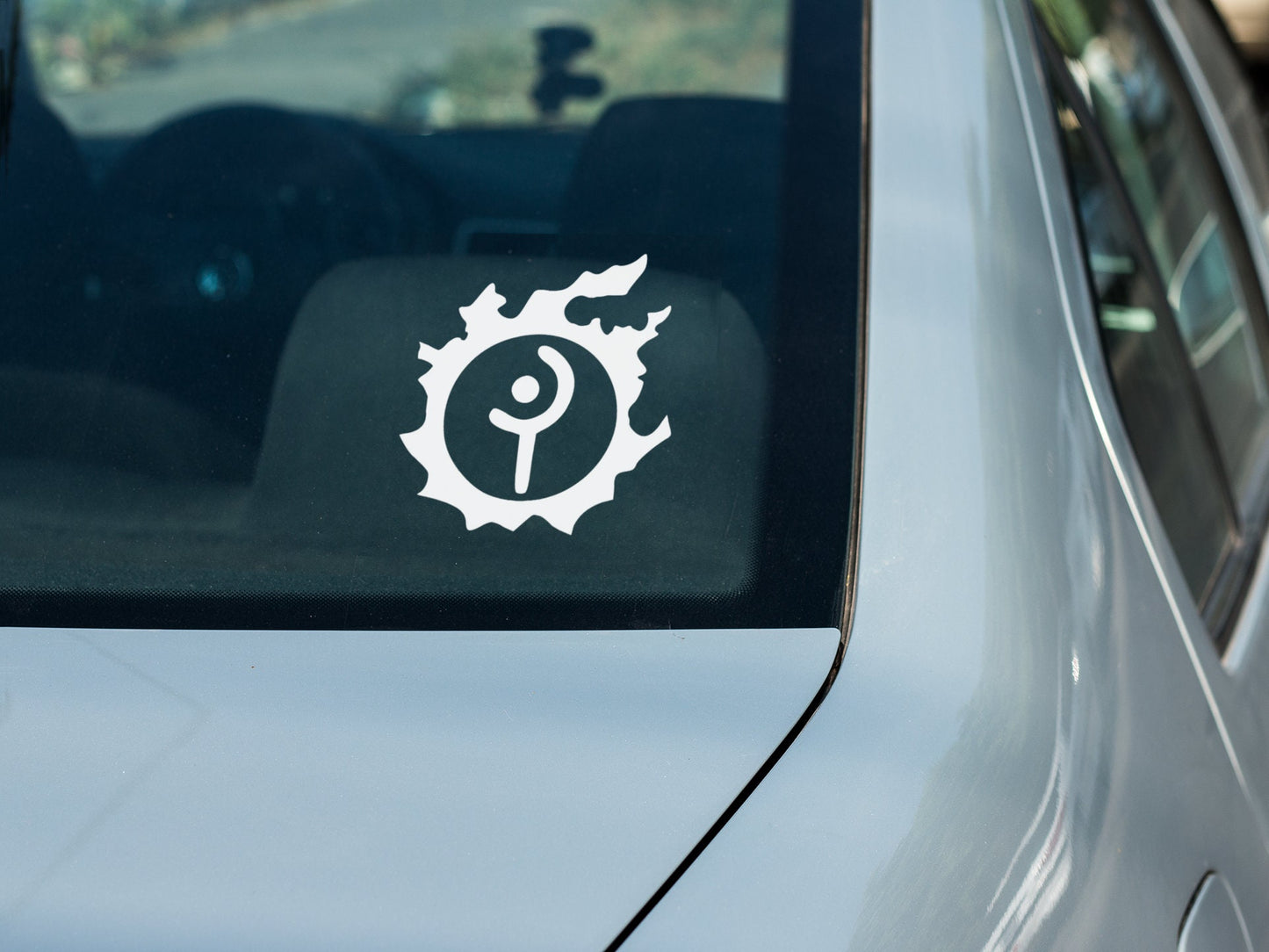 FFXIV White Mage Meteor Job Icon Vinyl decal for laptop, car, window, mirror, bumper, mug, water bottle, or more! FF14 Final Fantasy 14