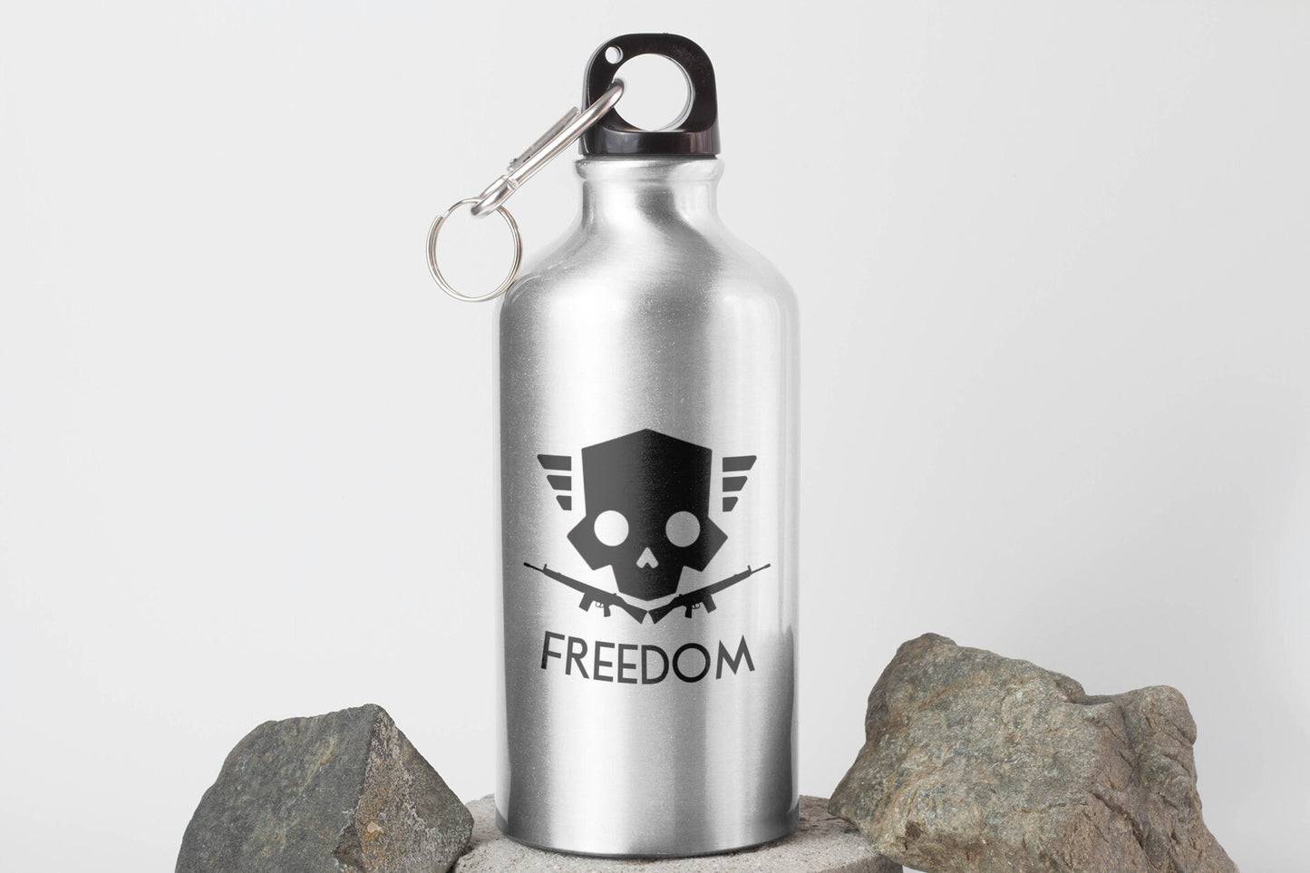 Helldivers 2 Freedom Skull Vinyl decal for laptop, car, window, mirror, bumper, mug, water bottle, or more!