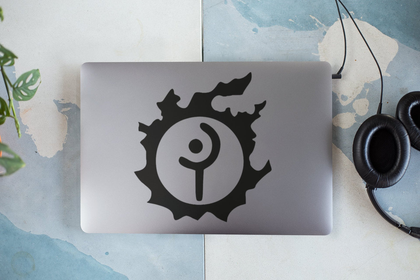 FFXIV White Mage Meteor Job Icon Vinyl decal for laptop, car, window, mirror, bumper, mug, water bottle, or more! FF14 Final Fantasy 14
