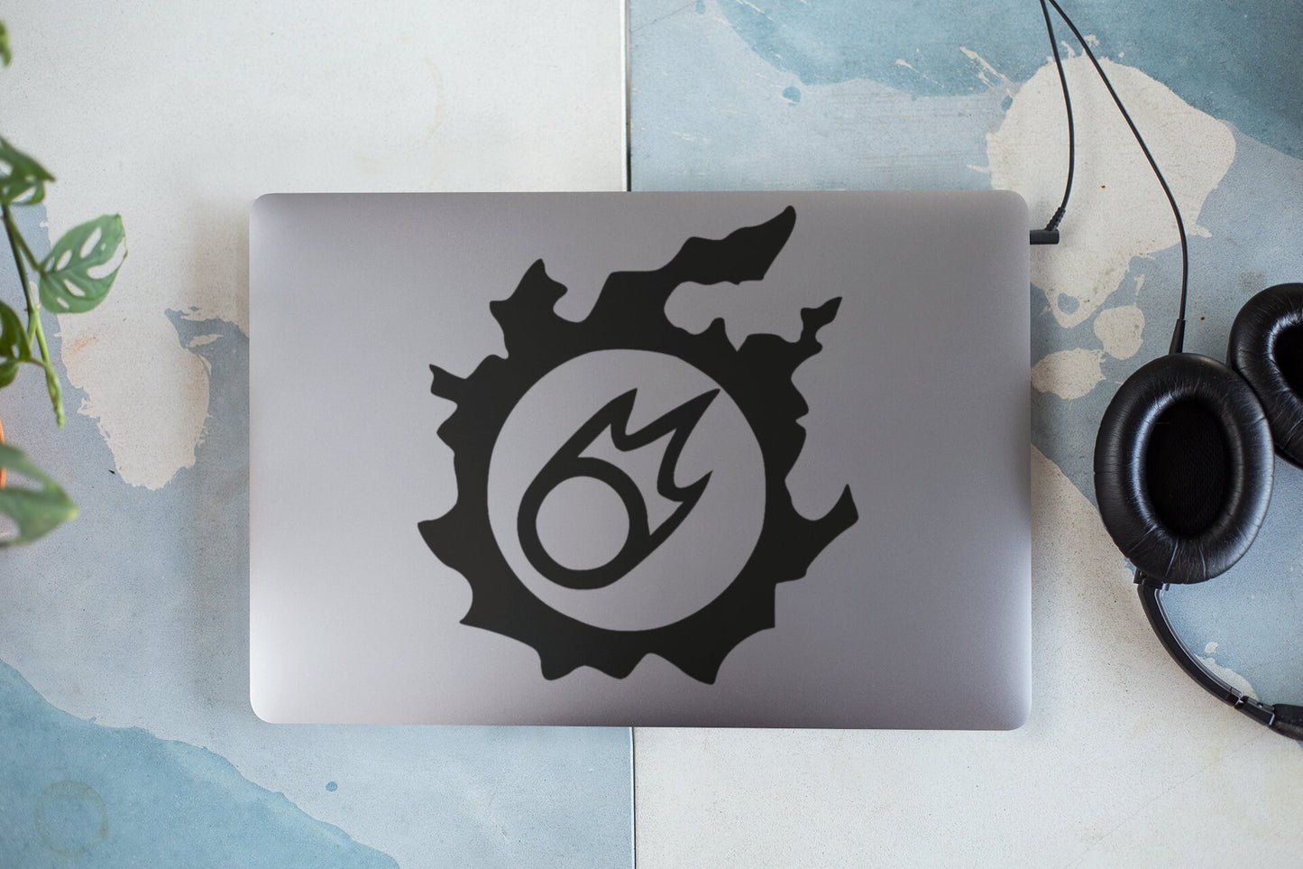 FFXIV Black Mage Meteor Job Icon Vinyl decal for laptop, car, window, mirror, bumper, mug, water bottle, or more! FF14 Final Fantasy 14