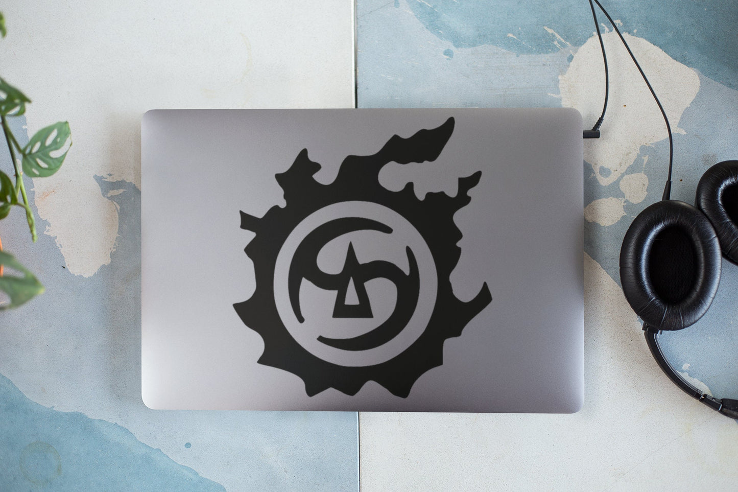 FFXIV Samurai Meteor Job Icon Vinyl decal for laptop, car, window, mirror, bumper, mug, water bottle, or more!  FF14 Final Fantasy 14