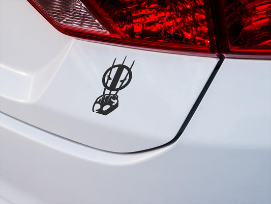 Deadpool and Wolverine Claw Vinyl decal for laptop, car, window, mirror, bumper, mug, water bottle, or more!