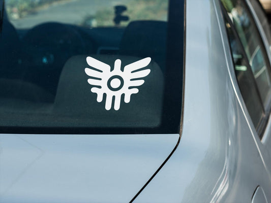 Erdrick Symbol Dragon Quest decal for laptop, car, window, mirror, bumper, mug, water bottle, or more!