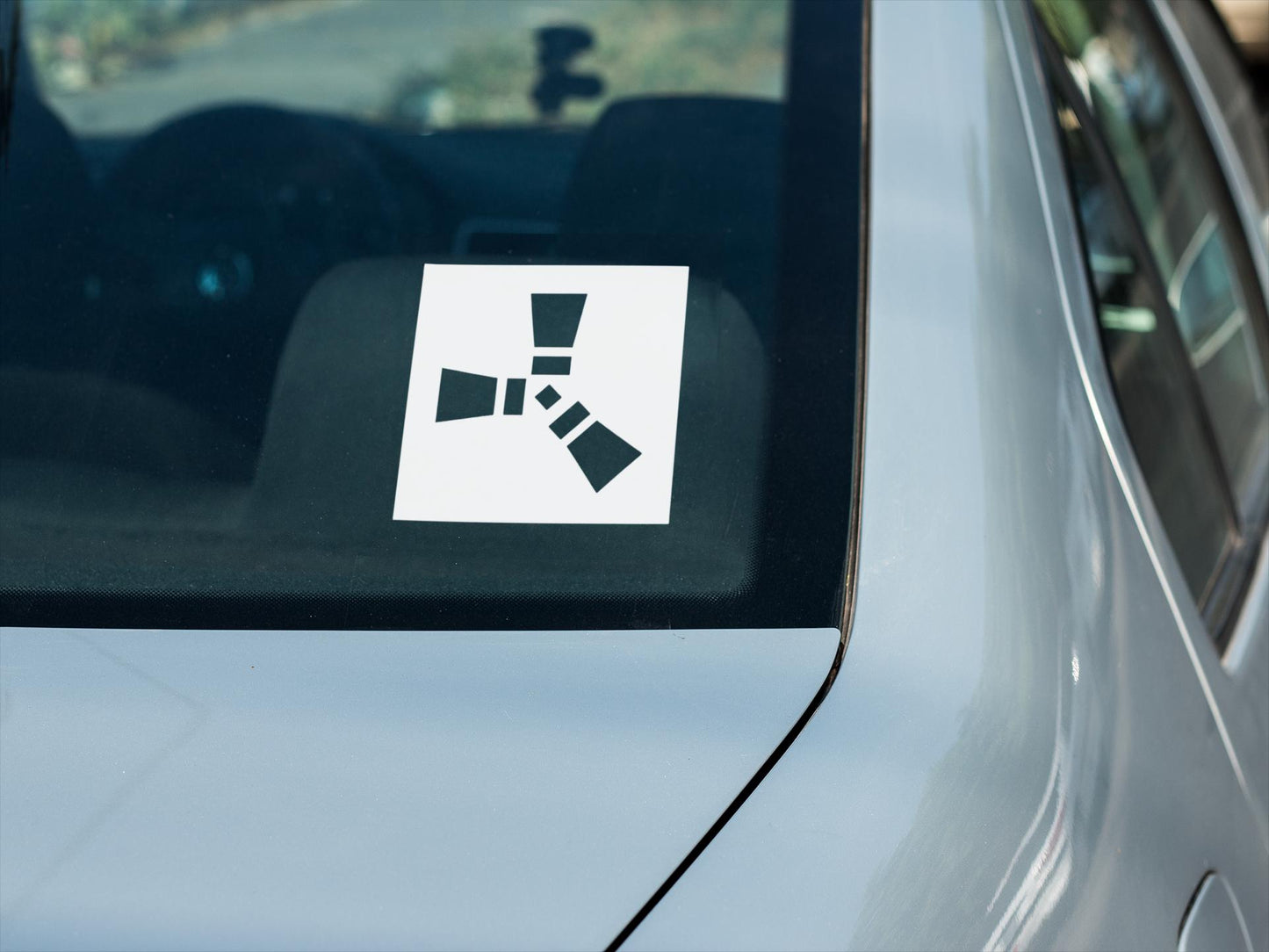 Rust Logo Vinyl decal for laptop, car, window, mirror, bumper, mug, water bottle, or more!