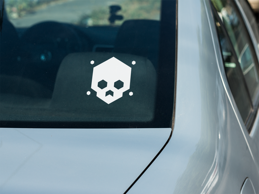 Crimson Fleet Faction Starfield Vinyl decal for laptop, car, window, mirror, bumper, mug, water bottle, or more!