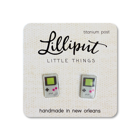 Lilliput Little Things Retro Handheld Video Game Earrings