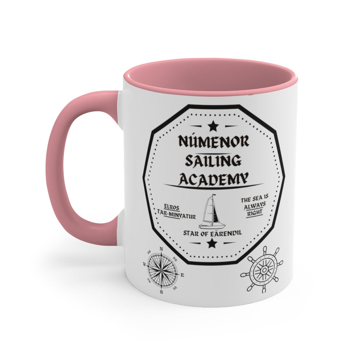 Numenor Sailing Academy Accent Coffee Mug, 11oz
