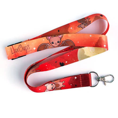 LuxCups Creative - Bat Kawaii Lanyard