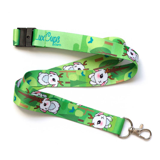 LuxCups Creative - Jackalope Kawaii Lanyard