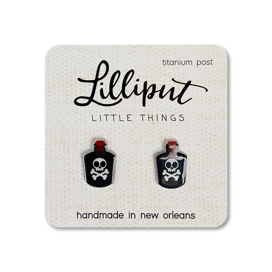 Lilliput Little Things Poison Bottle Earrings