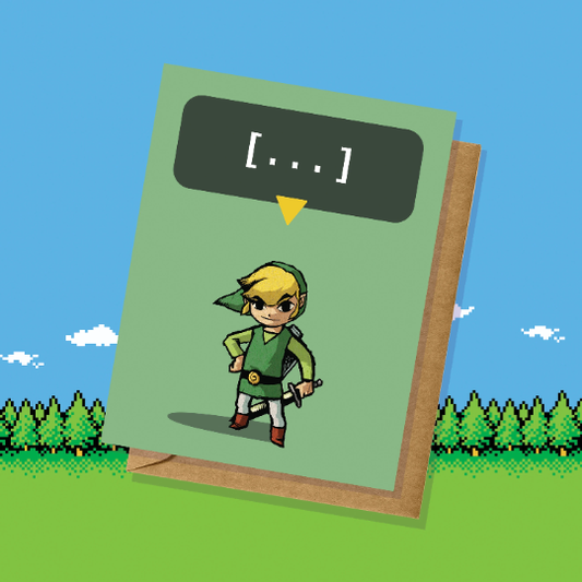 Lucky Mfg. Co. - Legend of Zelda Gamer Greeting Card