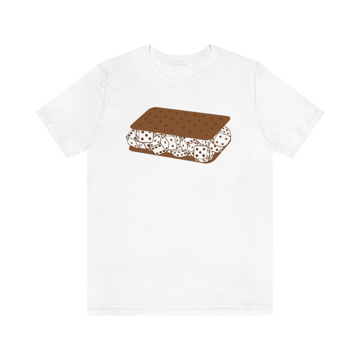 Dice Cream Sandwich Unisex Jersey Short Sleeve Tee