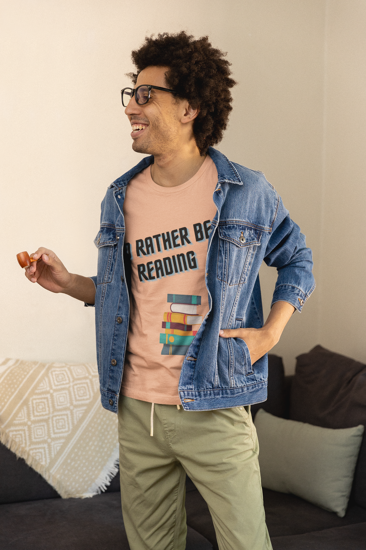I'd Rather Be Reading Unisex Jersey Short Sleeve Tee