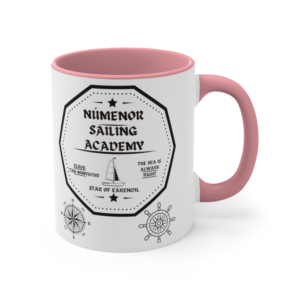 Numenor Sailing Academy Accent Coffee Mug, 11oz