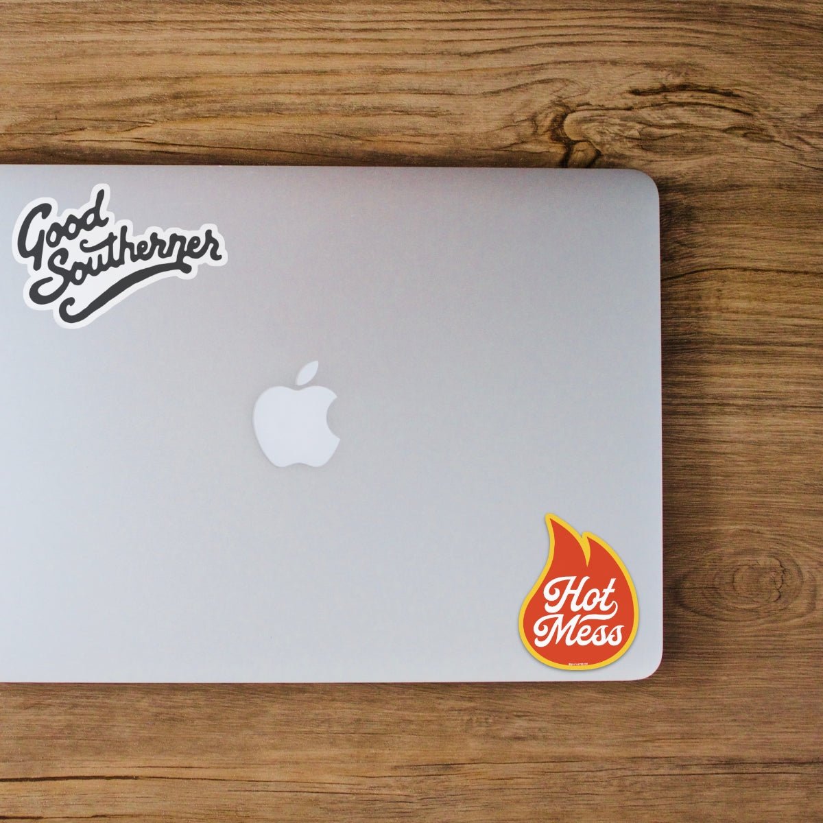 Good Southerner Hot Mess Flame Sticker