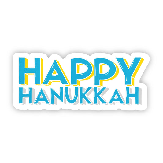 Big Moods - Happy Hanukkah Sticker