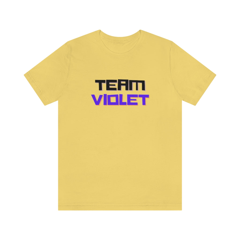 Team Violet Unisex Jersey Short Sleeve Tee
