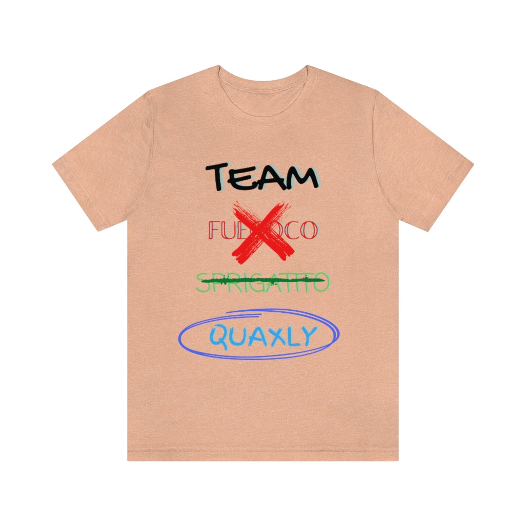 Team Quaxly Unisex Jersey Short Sleeve Tee